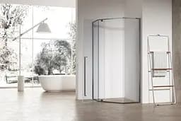 Душова кабіна без піддону Koer SR SC06-90x90x200-TR-07 прозоре скло Easy Clean 8 мм, graphite KR5366, Універсальна, прозорий, графіт - мініатюра 8