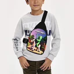 Сумка через плечо детская Minecraft 29х17 см сумка слинг для мальчика (02127)