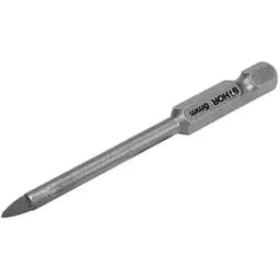 Сверло по стеклу и керамике Sthor YG6X HEX-1/4" Ø=5x70 мм (21702)