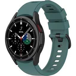 Ремінець для Samsung Galaxy Watch 5 40mm - синьо-зелений ширина кріплення 20мм силікон Watchbands RiccoOne (W29-3WB66352299)