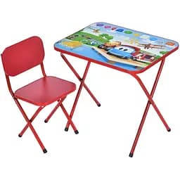 Детский столик складной со стульчиком Bambi M 5962-3 красный