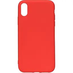 Чохол-накладка Toto 1 mm Matt TPU Case Apple iPhone X/XS Red
