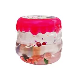 Вязкая масса, слайм "Crystal Slime" CS-01-01U с бусинками Розовый