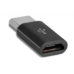 Переходник Type-C (M) - microUSB 3.1 (F), черный, Lapara