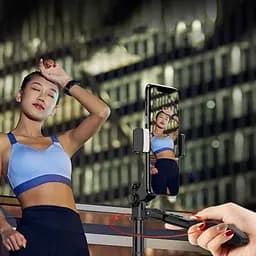 Штатив-трипод Adyss A21A з пультом 1.7 m чорний - мініатюра 2