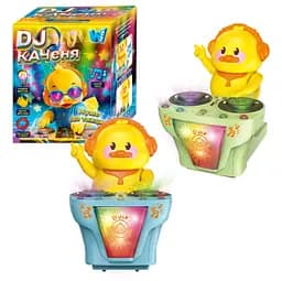 Музична іграшка Каченя-діджей 51161 WToys, україномовне, з піснями, підсвіткою, рухом, танцює та їздить, у коробці - мініатюра 3