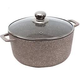 Кастрюля с крышкой Talko светло-серый гранит 3 л (АА10031)