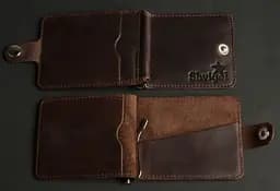 Затискач для купюр SHVIGEL 13786 коричневий - мініатюра 2