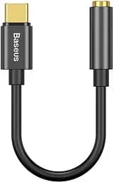 Кабель адаптер Baseus L54 Type-C AUX 3.5 мм чорний (CATL54-01) - мініатюра 3