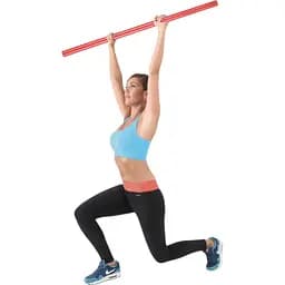 Палиця гімнастична (бодібар) Gymtek 120см червоний - мініатюра 5