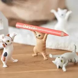 Тримач для аксесуарів BeCover "Cute Cat" Персик (712116) - мініатюра 3