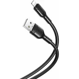 Кабель XO NB212 2.1A USB cable for Lightning Чорний