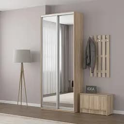Шафа-купе Idea серія 10 90 x 45 x 240 см Дуб сонома Дзеркало