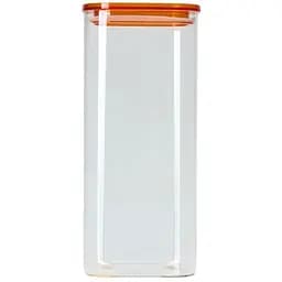 Ємність для зберігання MBM HOME 2 л прозора/помаранчева (KP-145 XL T/ORANGE)