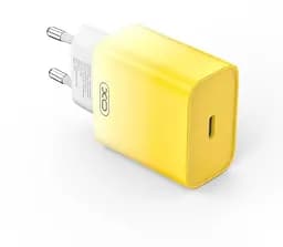 Зарядний пристрій XO CE18 30W мережевий адаптер блок живлення жовтий - мініатюра 2