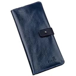 Кошелек унисекс из кожи алькор SHVIGEL 16201 синий