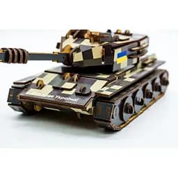 Дерев'яний 3D конструктор Танк 162-0074, 162 деталі - мініатюра 5