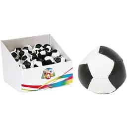 Игрушка для собак Croci Мягкий футбольный мяч черно-белая 5 см