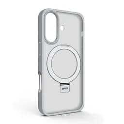 Чехол для Apple iPhone 16, Unit Stand, серый, MagSafe, противоударный защитный чехол-панель с подставкой, поддержкой магнитных держателей и беспроводной зарядки, защита всего корпуса, силикон + поликарбонат, ArmorStandart (ARM78728)