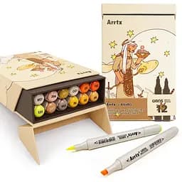 Спиртові маркери Arrtx Oros ASM-03-ACS1-01 12 кольорів