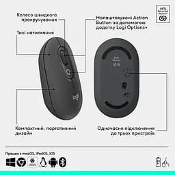 IT набір Pop Icon Combo Graphite Logitech teh0027090 - мініатюра 9