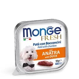 Паштет з качкою для собак всіх порід Monge Dog Fresh Adult 100 гр