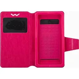 Чохол-книжка Toto Book Silicone Slide Universal Cover With Window 4-4.4" Red - мініатюра 3