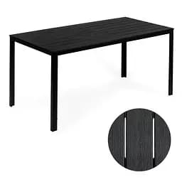 Комплект садових меблів MultiGarden Polywood-8, стіл 156x78 см. + 8 крісла з техротангу (Темно-коричневий) - мініатюра 2
