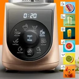 Tefal Блендер стаційний Blend UP, 1000Вт, чаша-700мл, тритан, чорно-золотистий - мініатюра 4