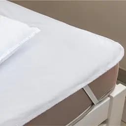 Простыня на резинках ТЭП Waterproof Bamboo водонепроницаемая махровая 200х160 см белая (2-00669_00000)