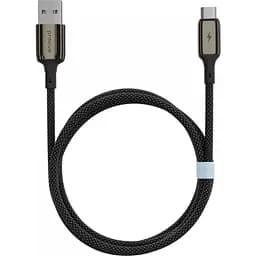 Кабель Proove Dense Metal USB-A to USB-C 1m Black (CCDM20001201) [133338]
