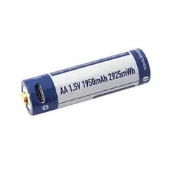 Акумулятор Keeppower AA 14500 1,5В 1950 mAh з micro USB (Синій з білим) - мініатюра 4