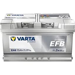 Акумулятор Varta Blue Dynamic EFB 75Ah Н Ев (-/+) (730EN) (315х175х175) E46