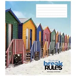 Тетрадь общая Break rules Школярик 036-3220K-2 в клетку 36 листов