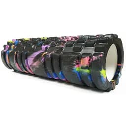 Масажний ролер EasyFit Grid Roller Multi 30 см чорний (EF-20161-BK)