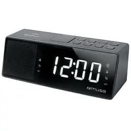 Радіо-годинник з USB Muse чорний (M-172 BT)