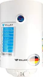 Водонагрівач Willer EV80DR Prime, White, 1500W, 80 л, вертикальний, плоский, сухий тен, механічне управління, терморегулятор, термозахист, IPX4