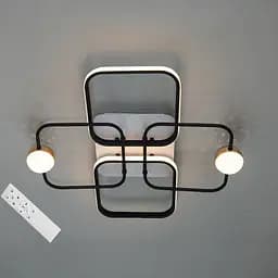Led люстра з ефектом зоряного неба MX2990-2+2A WH+BK