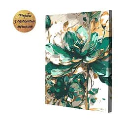 Набір картин за номерами з металевими фарбами Riviera Blanca Смарагдова окраса (ITR-093) 2 шт в наборі