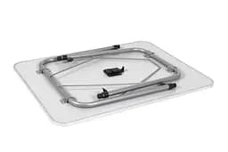 Стіл Bo-Camp Adjustable Height 80x60 cm Grey (1405505) (DAS301455) - мініатюра 2