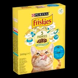 Сухой корм для кошек Friskies с лососем и овощами 300 г