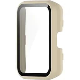 Чохол-накладка DK Пластик Gloss Скло Full Cover для Huawei Watch Fit 2 (ivory)
