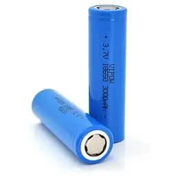 Акумулятор 18650 3000mAh, FlatTop, 3.7V, Blue Vipow (ICR18650-3000mAhFT)