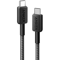 Кабель Anker 322 USB-C to USB-C - 1.8m Nylon Black (6962733)