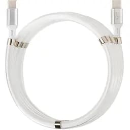 Кабель с магнитами Krazi Super KZ-UC001 Type-C/Type-C White