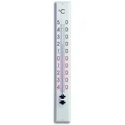 Термометр комнатный-уличный TFA металл белый 806х103х39 мм (122015)