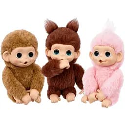 Інтерактивна іграшка Moose Little Live Pets Мавпеня Луна Лемон рожева (26764) - мініатюра 9