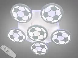 Современная LED люстра футбольный мяч, 105W, белая
