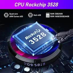 Смарт ТВ приставка H96 MAX RK3528 4/64Gb Android TV 13. Медіаплеєр 4K HDR. Налаштування у подарунок, YouTube та фільми без реклами - мініатюра 5