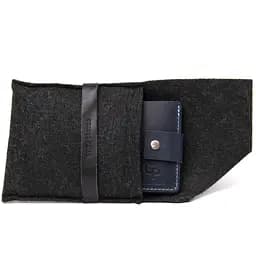 Чоловіче шкіряне портмоне GRANDE PELLE 11,5х9х1 см acs0018623 - мініатюра 5